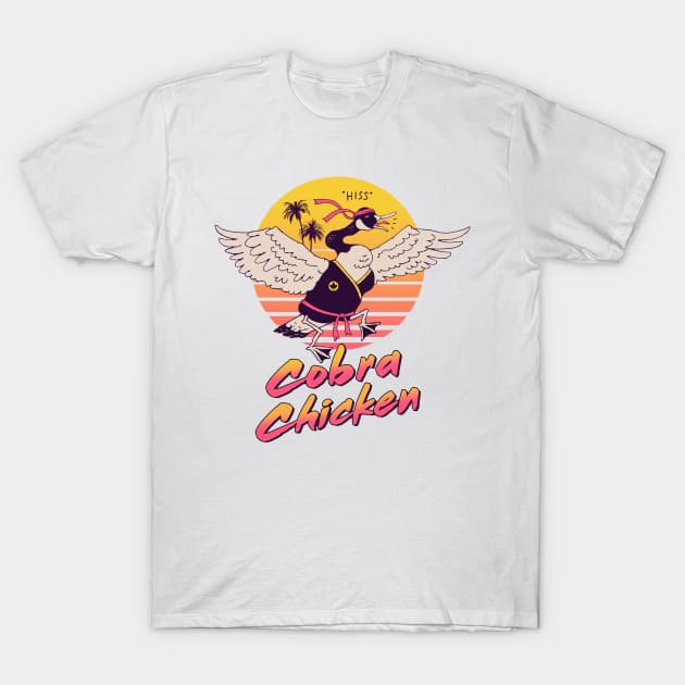 Cobra Chicken! T-Shirt by Vincent Trinidad Art